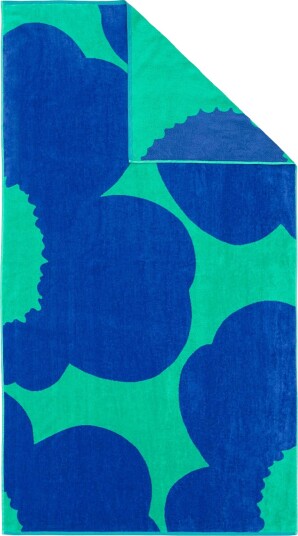 Unikko Håndkle 100x180 cm Teal Blue