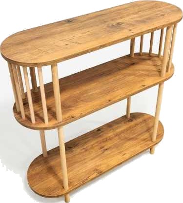 Skjenk Hanah Home Peka Slim 90 x 90 x 30 cm Furu Furu