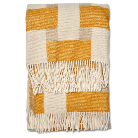 Weave Ullteppe 130x180 cm Hvit / Beige / Gul