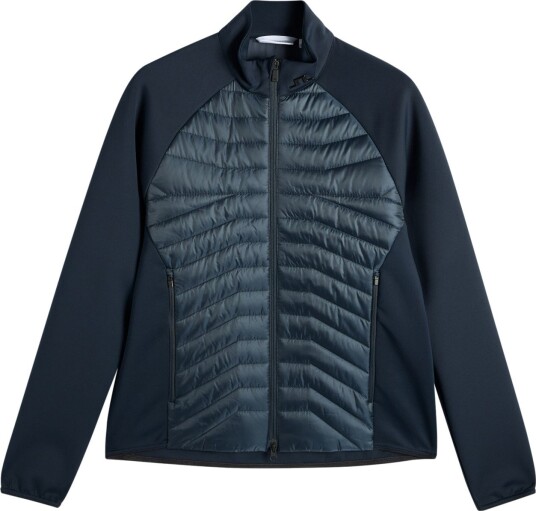 J.Lindeberg Heyden Quilt Hybrid Jacket Blå Golfjakke herre JL Navy XX Large