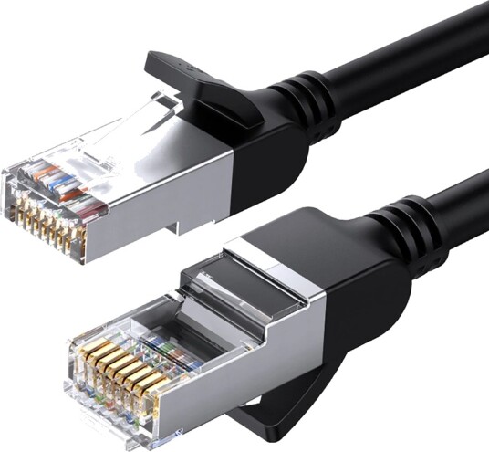 Ugreen Ethernet Cat 6 U/UTP-kabel, 0,5m - Svart