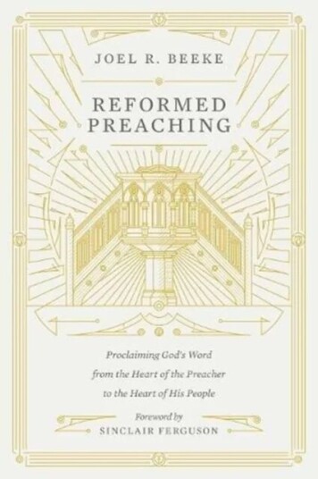 Reformed Preaching Av Joel Beeke