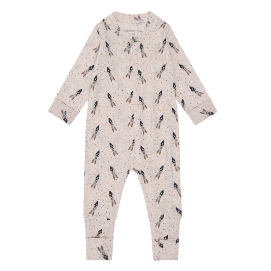 Hust And Claire   Heldress Ull og Lyocell Mocel Rocket Wheat Melange   68