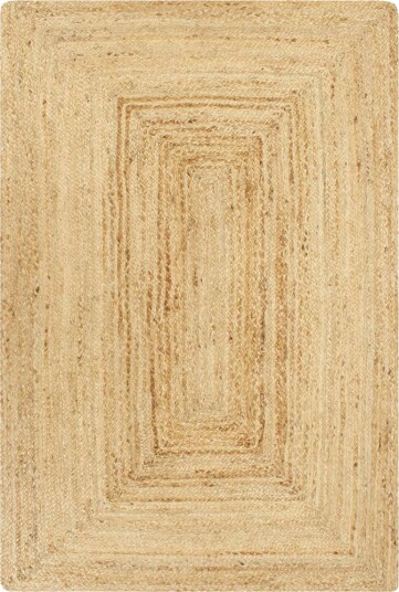 vidaXL Håndlaget teppe jute naturlig 80x160 cm