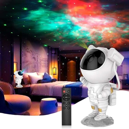 Megabilligt Galaxy Lamp Nebula Star -projektoren med fjernkontroll