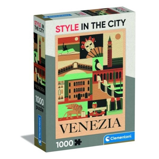 Clementoni Puslespill 1000 Brikker Stil I Byen: Venezia