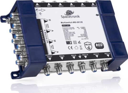 Šakotuvas Spacetronik Multiswitch 9/12 Spacetronik E Serija Ms-0912E