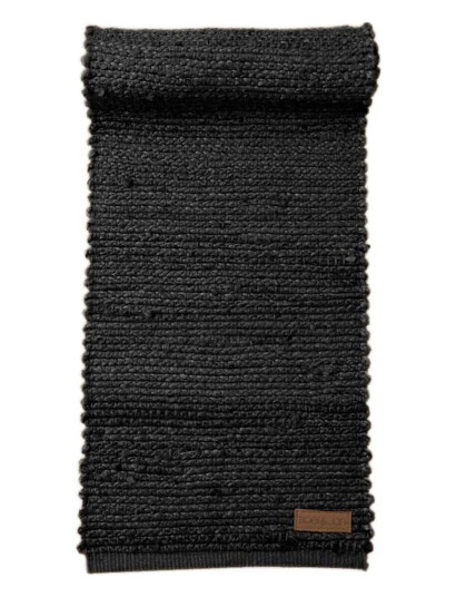 Boel & Jan Runner - Merida - Black - 40X140CM