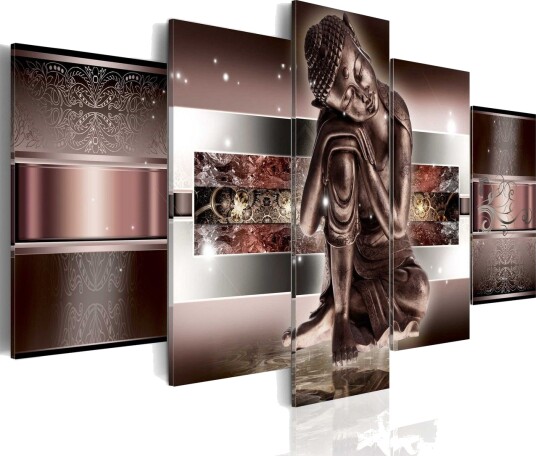 Bilde Sleeping Buddha In Reds 100x50 Artgeist sp. z o. o.