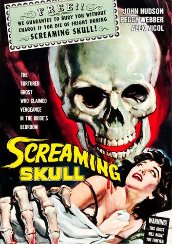 Screaming Skull 1958 DVD
