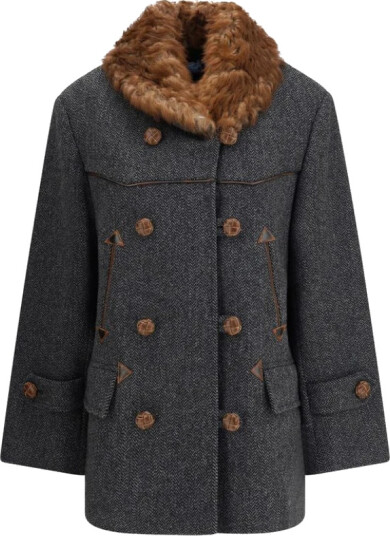 Prada Dame Frakker Grå S, Prada Dame Frakker Grå S,