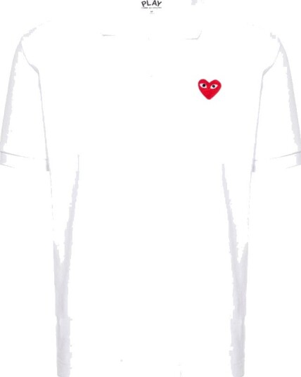 Comme des Garçons Play Herre Topper Hvit M,