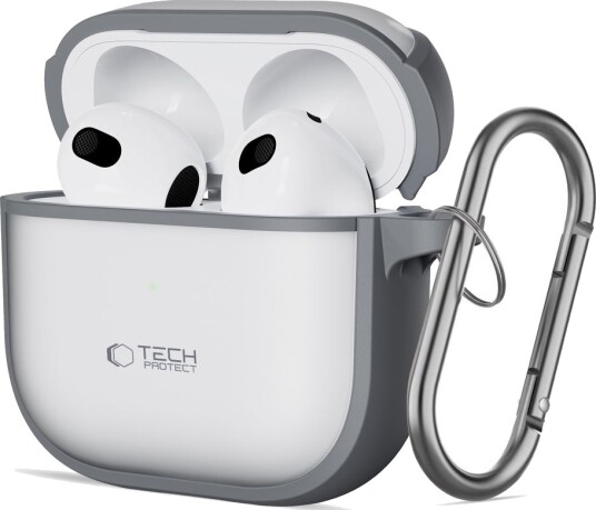 Tech Protect Slim Hook Case for AirPods 4 Gray