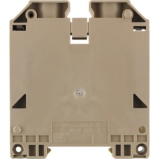 10 stk Gjennomføringsklemme WDU 70N/35 Beige Unbraco