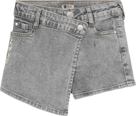 Daily 7 Denim Skorts Grey 122 Daily 7 Denim Skorts Grey 122