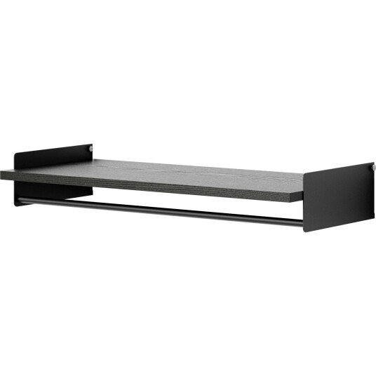 New Works Wardrobe Shelf Set 35x80 cm Black Ash / Black