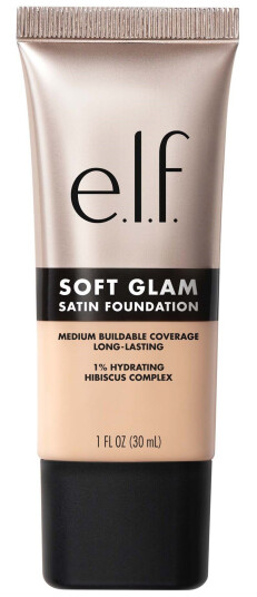 e.l.f. Soft Glam Satin Foundation 20 Light Cool - Lett og pustende foundation med satengfinish e.l.f. Soft Glam Satin Foundation 20 Light Cool - Lett og pustende foundation med satengfinish