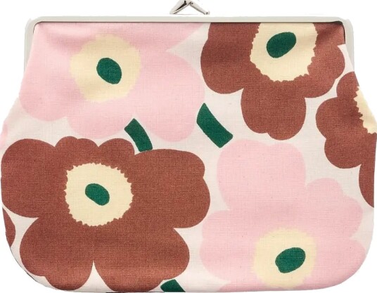Marimekko Home Mini Unikko Puolikas C. Purse Pink ONE SIZE