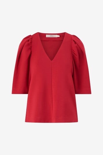 InWear - Topp BecentIW Blouse - Rød InWear - Topp BecentIW Blouse - Rød