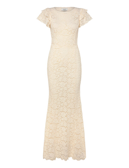 Rosemunde Rwdelicia Ss Long Bridal Dress   Cream   XS