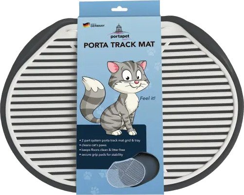 No Brand Soft Touch Track Mat Toalettmatte Grå