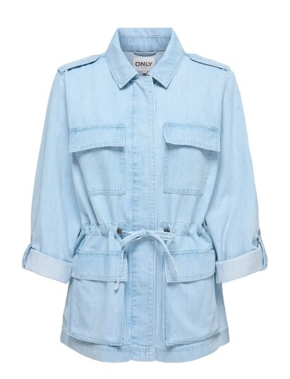 ONLY Onlkenya L/S Utility Dnm Jkt Akm Blue S ONLY Onlkenya L/S Utility Dnm Jkt Akm Blue S