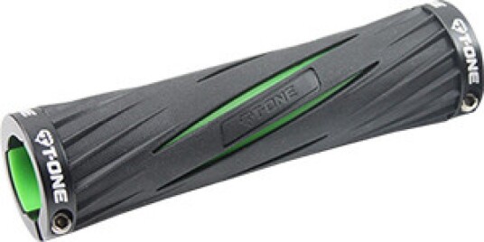 T one blade håndtak svart med grønn