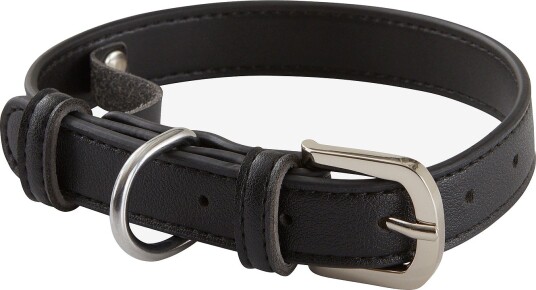 Jotex Hundehalsbånd/Kattehalsbånd Svart Matt Svart Inu 1697520030