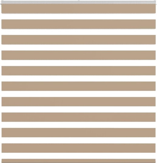 Sebragardin sandbrun 150x150 cm stoff bredde 145,9 polyester