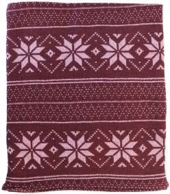 Safa Alaska Buff Burgunder One Size Voksen