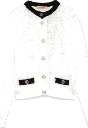 Twinset Dame Strikkevarer Hvit M,