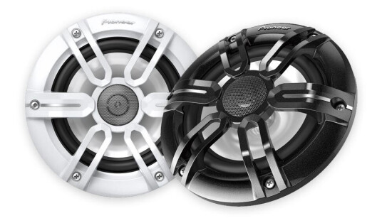 Pioneer TS-ME650FS høyttalerpar 6.5", marine, sorte og hvite griller,75W