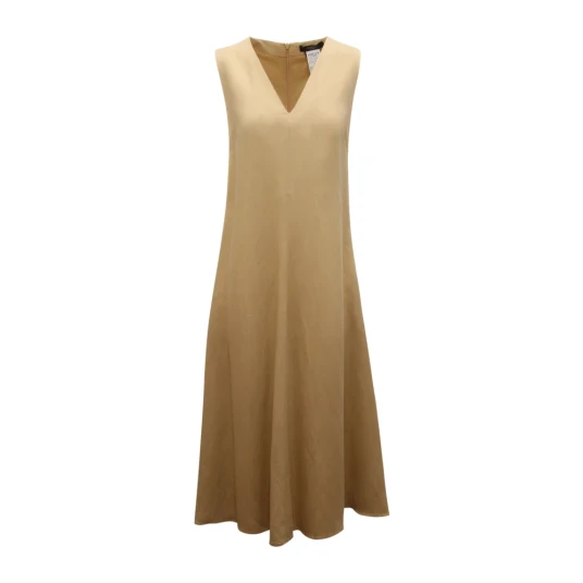 Max Mara Dame Kjoler Beige M,