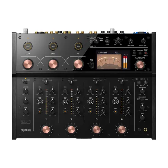 Alphatheta Euphonia Profesjonell 4-Kanals Rotarymikser Alphatheta Euphonia Profesjonell 4-Kanals Rotarymikser