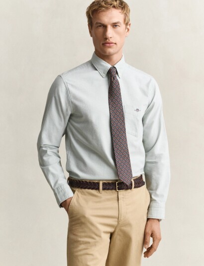 Gant Reg Classic Oxford Shirt Green L