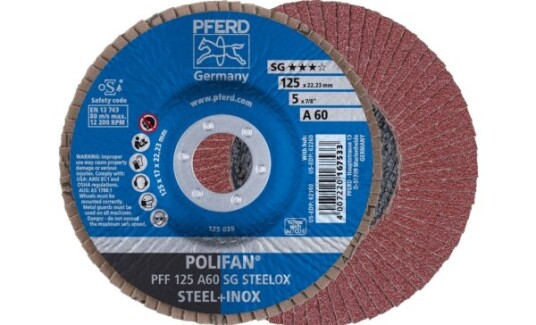Pferd Pff 125 A 60 Sg Steelox Metall 12200 Rpm 12,5 Cm 10 Stykker Pferd Pff 125 A 60 Sg Steelox Metall 12200 Rpm 12,5 Cm 10 Stykker