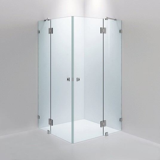 INR Iconic Nordic Rooms Dusjhjørne ARC 16 Original Måltilpasset Brushed Brass / Bronse Glass