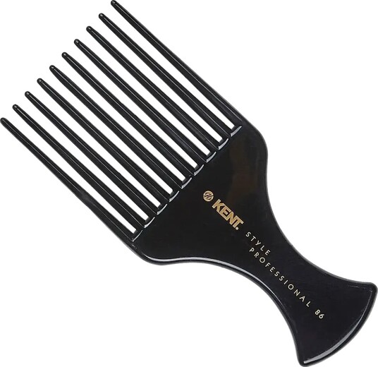 Kent Brushes Style Professional Afro Comb   Black   ONE SIZE