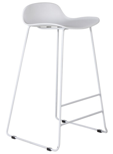Venture Design Wave barstol Hvit Plast/vit Hvit