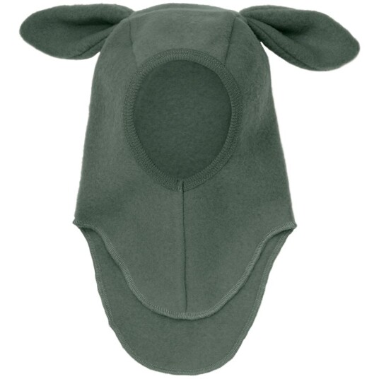 HUTTEliHUT Balaclava rabbit ears Wool Fleece – Beetle 0 12m