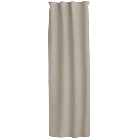 Nightfall Mørkleggingsgardin Med Gardinbånd 135x250 cm Warm Beige