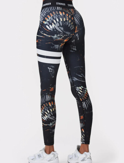 STRONGER Voodoo Leggings   Black   S