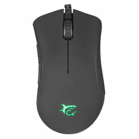 White Shark GM 5008 RGB Gamingmus 5D 6400dpi Svart