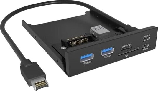 ICY BOX IB HUB1419 i3 USB Hub Svart IB HUB1419 I3 ICY BOX IB HUB1419 i3 USB Hub Svart IB HUB1419 I3