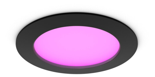 Philips Hue Slank innfelt belysning Ø170 mm Svart