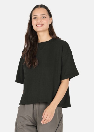 Athlecia Crecy W S/S Tee Black 40 Løpe T Shirts