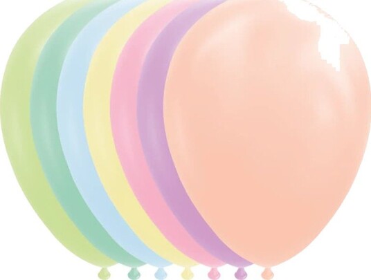 Ballonger Mix Macaron 30 cm 10 stk