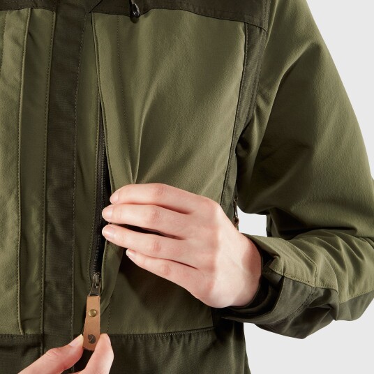 Fjellreven Women"s Keb Jacket Deep Forest/Laurel Green