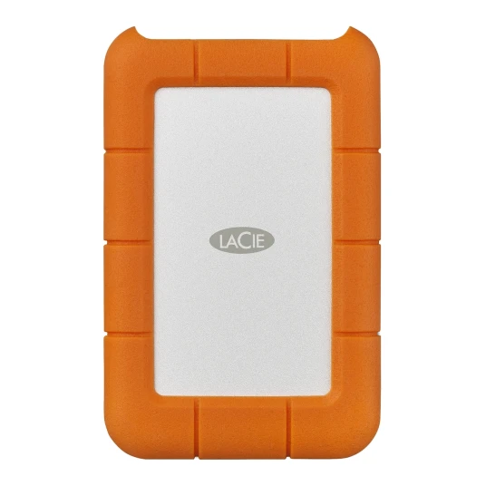 LaCie Rugged Secure 2 TB Ekstern Harddisk med Kryptering - Oransje