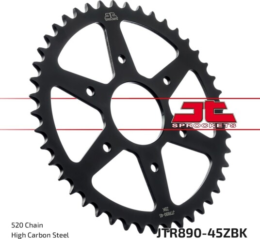 JTSPROCKETS JTR890.45ZBK Kjededrev